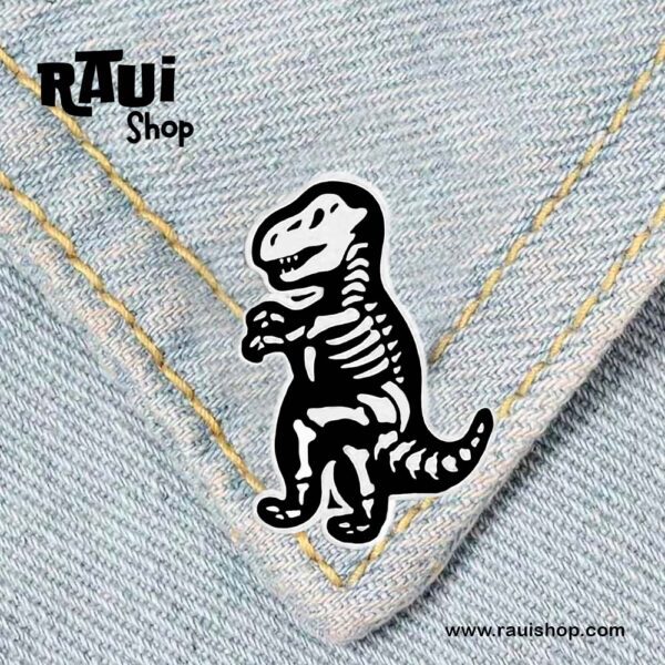 Dinosaurio esqueleto pin