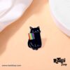 PIN GATITO PRIDE NEGRO - Imagen 3