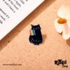 PIN GATITO PRIDE NEGRO - Imagen 4