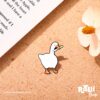 PIN PATO BLANCO CON CUCHILLO - Imagen 2