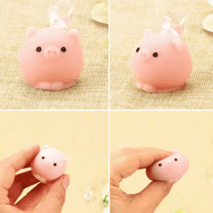 SQUISHY TOY CERDITO ROSADO
