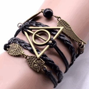 PULSERA HARRY POTTER - NEGRO