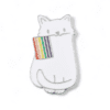 PIN GATO PRIDE BLANCO