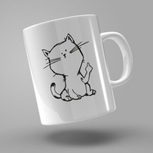 TAZA GATITO MALCRIADO