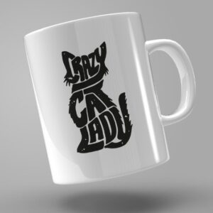 TAZA "CRAZY CAT LADY"