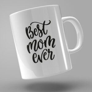 TAZA TEXTO "BEST MOM EVER"