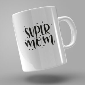 TAZA TEXTO "SÚPER MOM"