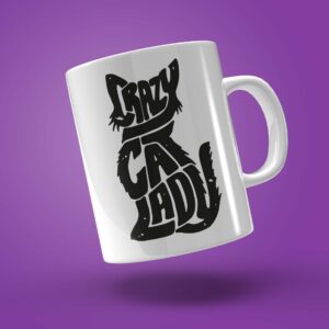 TAZA "CRAZY CAT LADY"
