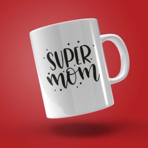 TAZA TEXTO "SÚPER MOM"