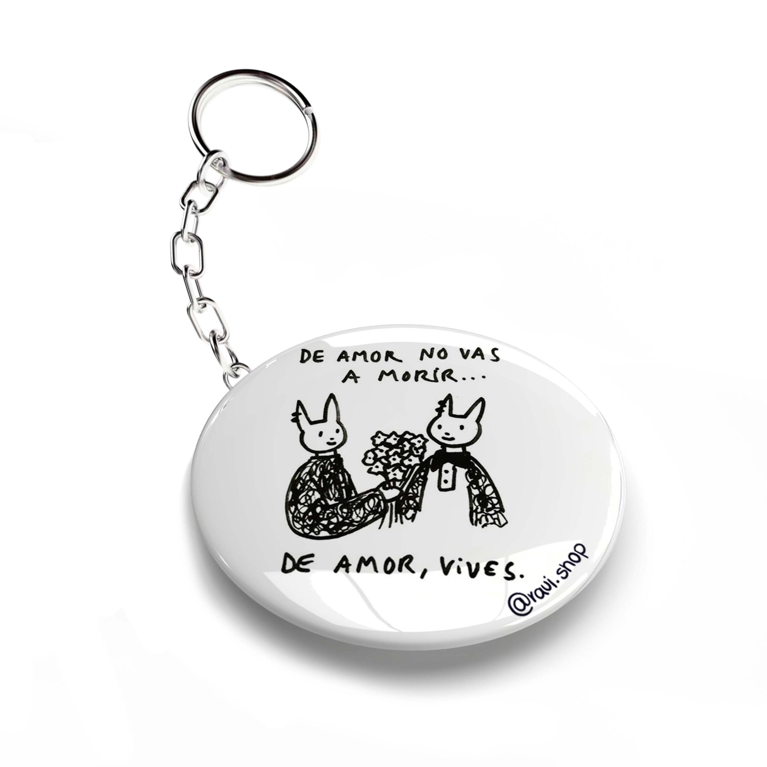 LLAVERO CHAPA DE AMOR VIVES